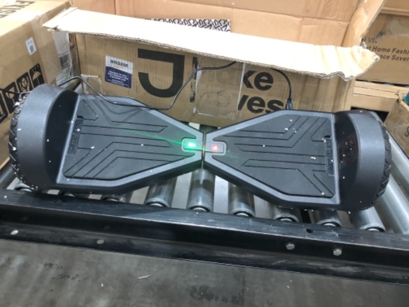 Photo 3 of  USED**Jetson Aero All Terrain Hoverboard with LED Lights Anti Slip Grip Pads Self Balancing Scooter with Active Balance Technology,BLK, Black
