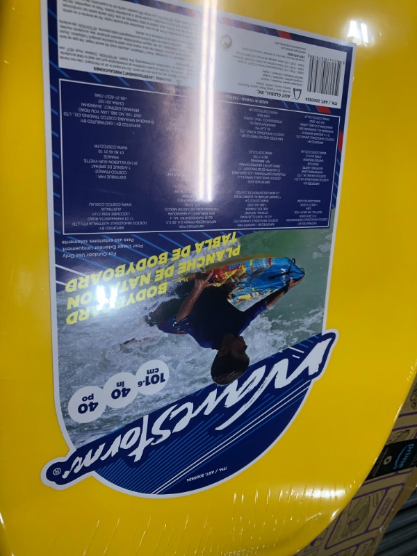 Photo 2 of **MINOR CUT ON SIDE OF BODY BOARD**
Wavestorm 40" Bodyboard 2-Pack, Blue red and Blue Yellow
