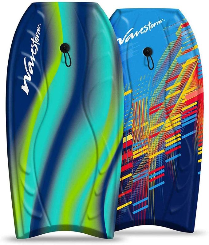 Photo 1 of **MINOR CUT ON SIDE OF BODY BOARD**
Wavestorm 40" Bodyboard 2-Pack, Blue red and Blue Yellow
