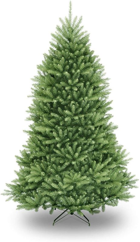 Photo 1 of **DOES NOT LIGHT UP WHEN PLUGGED INTO POWER OUTLET**
National Tree Company Artificial Full Christmas Tree, Green, Dunhill Fir, Includes Stand, 7.5 Feet
