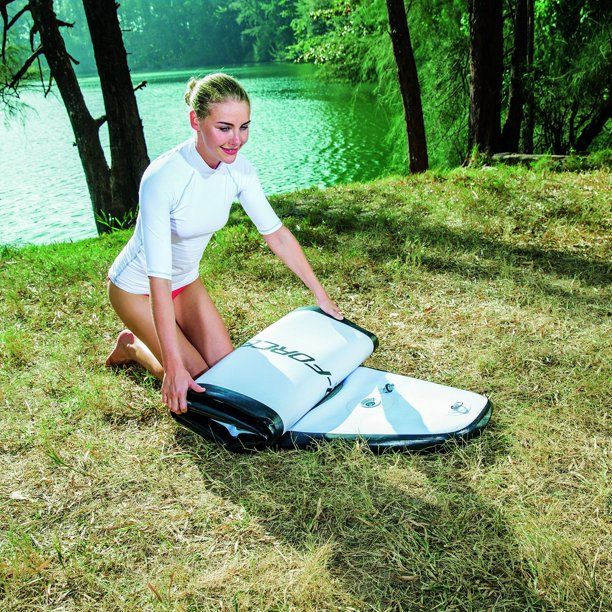 Photo 1 of 122" x 27"- Bestway Inflatable Hydro-Force Wave Edge Stand Up Paddle Board
