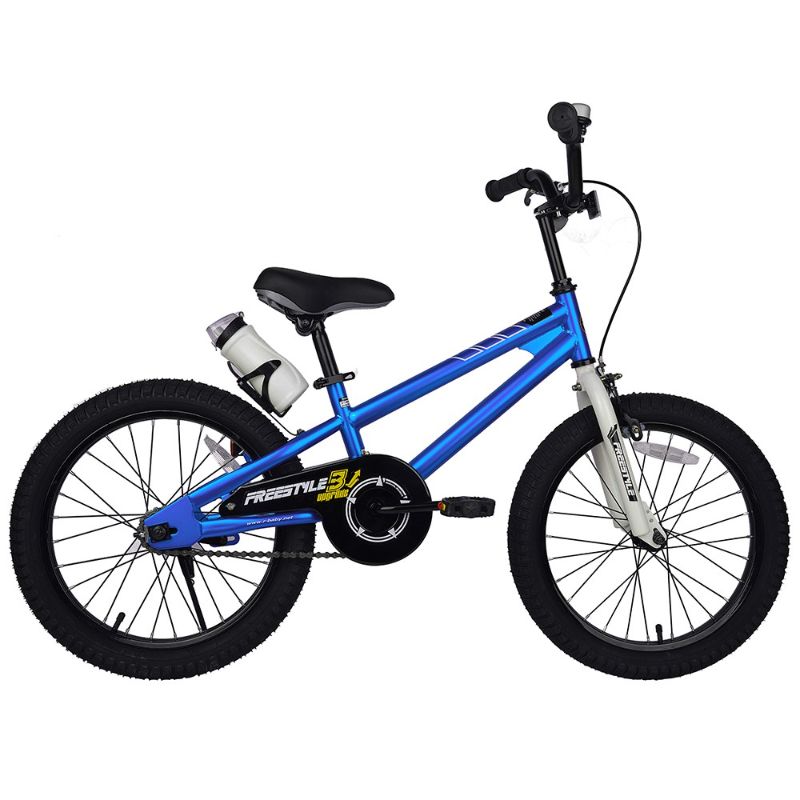 Photo 1 of 18" RoyalBaby Freestyle Kids' Bike, Blue
