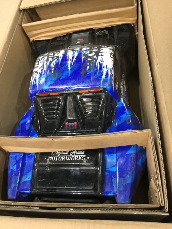 Photo 2 of ARRMA 1/10 SENTON 4X4 V3 3S BLX Brushless Short Course Truck RTR (Transmitter and Receiver Included, Batteries and Charger Required), Blue, ARA4303V3T
