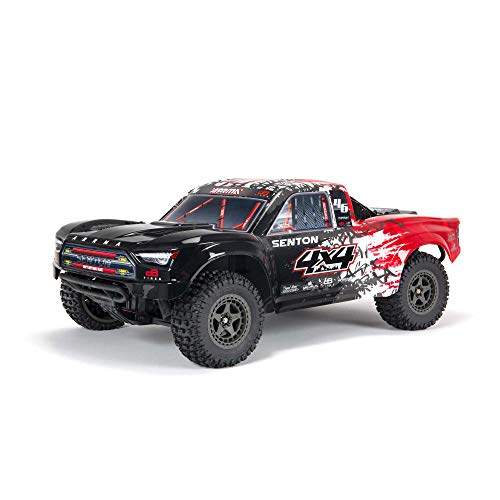 Photo 1 of ARRMA 1/10 SENTON 4X4 V3 3S BLX Brushless Short Course Truck RTR (Transmitter and Receiver Included, Batteries and Charger Required), Red, ARA4303V3T2
