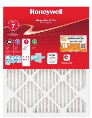 Photo 1 of 20 x 25 x 1 Allergen Plus Pleated MERV 11 - FPR 7 Air Filter (11-pack)