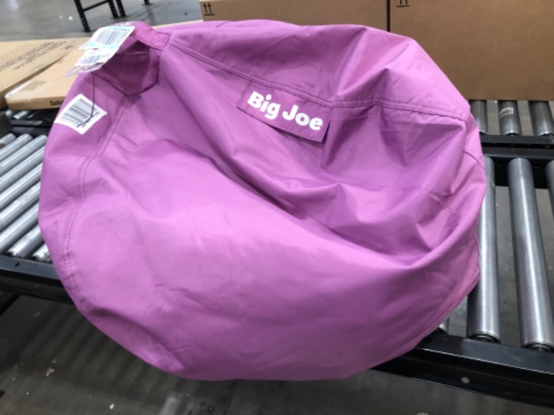 Photo 2 of **USED, MINOR STAINS**
Big Joe Classic Beanbag Smartmax, Radiant Orchid
