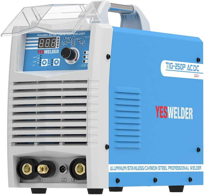 Photo 1 of YESWELDER TIG-250P 250 Amp AC/DC Aluminum Tig Welder with Pulse, Digital Inverter Tig/Stick 220V Welding Machine
