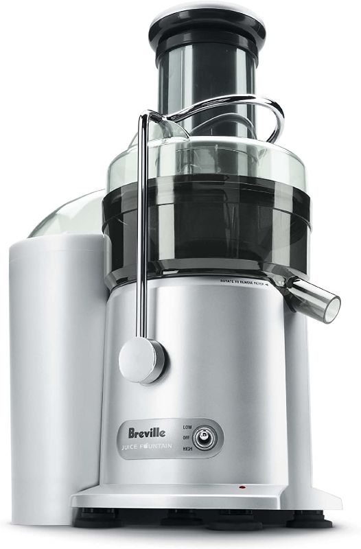 Photo 1 of **USED, JUICER FUNCTIONS WELL**
Breville JE98XL Juice Fountain Plus Centrifugal Juicer, Brushed Stainless Steel
