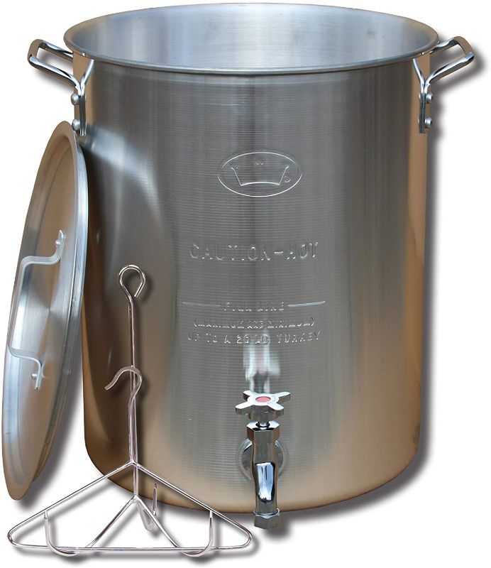 Photo 1 of **LID HAS MINOR DENTS**
King Kooker 30PKSP 30-Quart Aluminum Stock Pot
