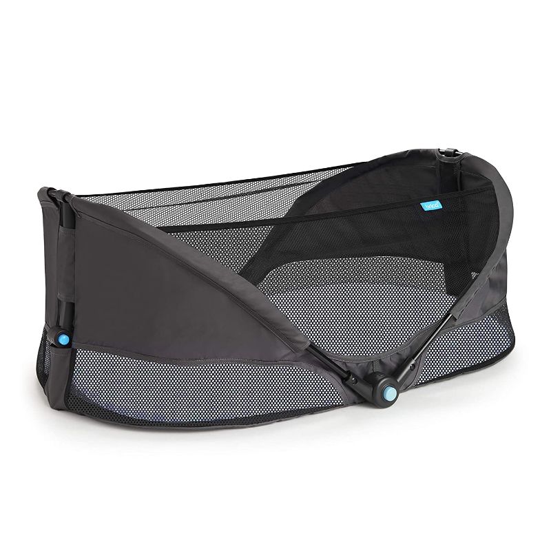 Photo 1 of Munchkin Brica Fold N' Go Travel Bassinet, Grey
