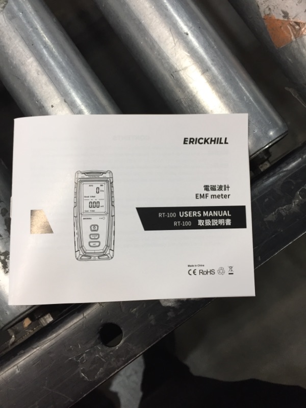 Photo 2 of ERICKHILL EMF Meter, Rechargeable Digital Electromagnetic Field Radiation Detector Hand-held Digital LCD EMF Detector, Great Tester for Home EMF Inspections, Office, Outdoor and Ghost Hunting
