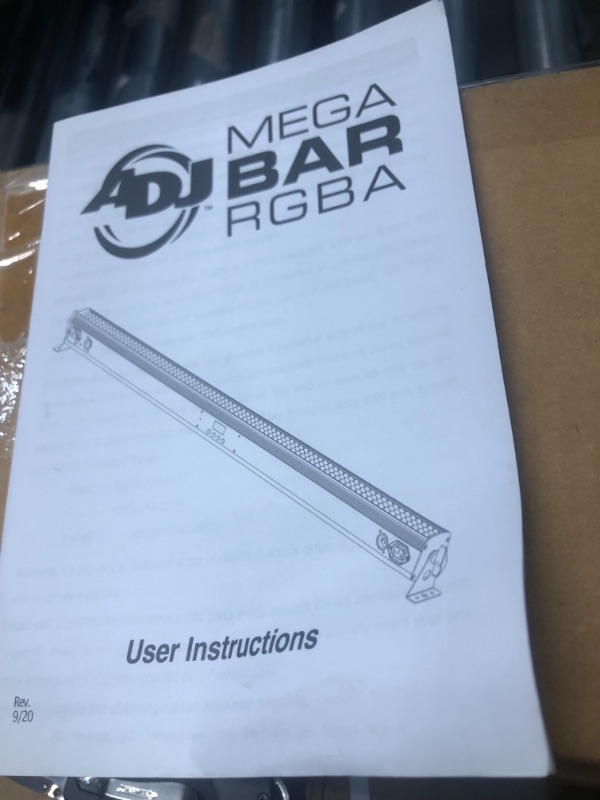 Photo 2 of American DJ Mega Bar LED RGBA Stage Light