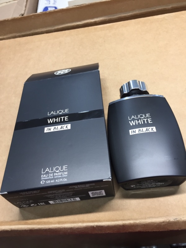 Photo 2 of Lalique Lalique White in Black 125ml EDP, Black, White in Black, 4.4 fl. oz.
