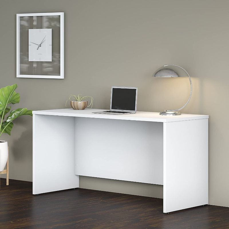 Photo 1 of Bush Business Furniture Studio C 60W x 24D Credenza Desk in White
