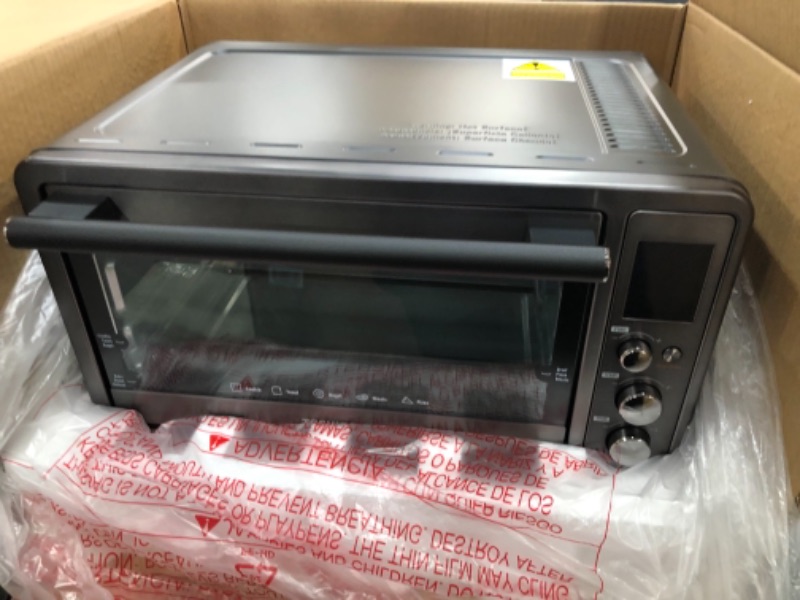 Photo 2 of Toshiba Digital Toaster Oven with Double Infrared Heating and Speedy Convection, Larger 6-slice/12-inch Capacity, 1700W, 10 Functions and 6 Accessories Fit All Your Needs
