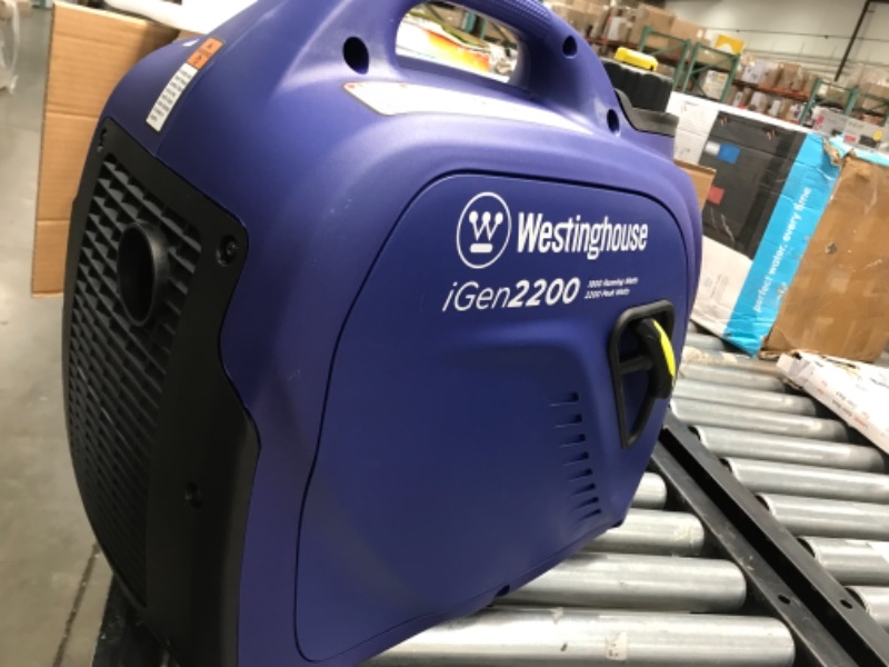 Photo 3 of ***PARTS ONLY*** Westinghouse Outdoor Power Equipment iGen2200 Super Quiet Portable Inverter Generator 1800 Rated & 2200 Peak Watts, Gas Powered, CARB Compliant
