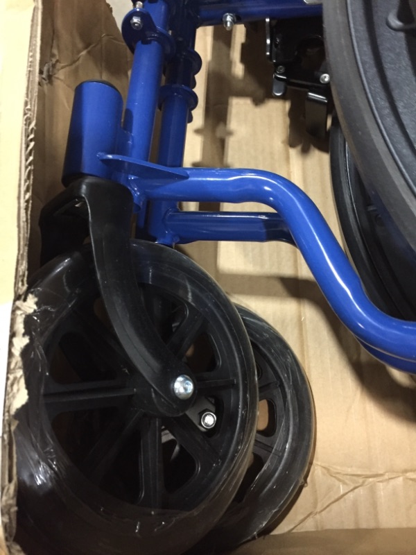 Photo 7 of *8SLIGHTLY DIFFERENT FROM STOCK PHOTO**
Blue Streak Single Axle Wheelchair
