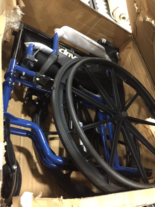 Photo 3 of *8SLIGHTLY DIFFERENT FROM STOCK PHOTO**
Blue Streak Single Axle Wheelchair
