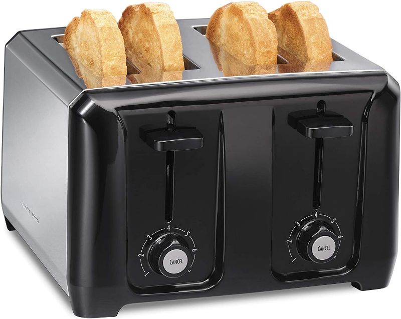 Photo 1 of **SLIGHTLY DIFFERNT FROM STOCK PHOTO**
Hamilton Beach 24671 Extra-Wide Slot Toaster with Shade Selector, Auto Shutoff, Cancel Button Toast Boost, Stainless Steel 4-Slice
