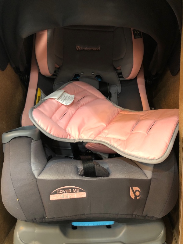 Photo 3 of Baby Trend Cover Me 4 in 1 Convertible Car Seat, Quartz Pink
