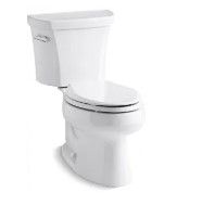 Photo 1 of **ONLY BASE**
1.28 GPF Two-Piece Elongated Toilet with 12" Rough In from the Wellworth Collection
