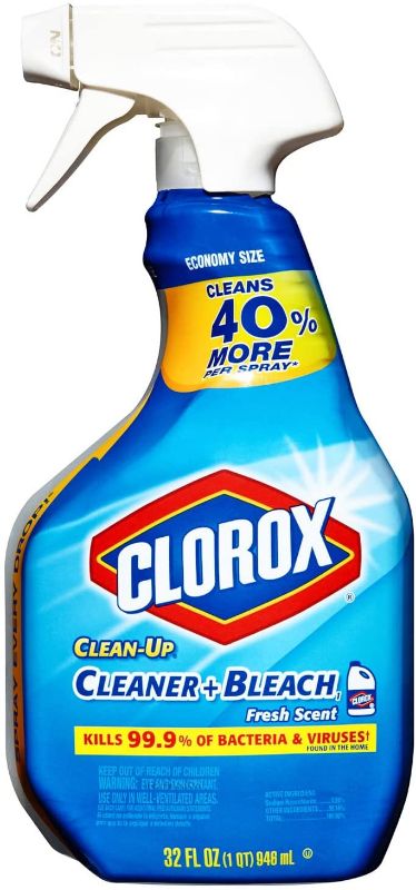 Photo 1 of 3 pack Clorox Clean-Up All Purpose Cleaner Spray Bottle with Bleach, Fresh Scent, 32 Fl Oz
