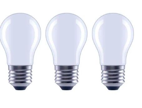 Photo 1 of 100-Watt Equivalent A15 Dimmable Appliance Fan Frosted Glass Filament LED Vintage Edison Light Bulb Daylight (4-Pack)
