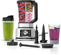 Photo 1 of Ninja SS351 Foodi Power Pitcher System, Smoothie Bowl Maker, 4in1 Blender + Food Processor, Single Serve Blender 1400WP smartTORQUE 6 Auto-iQ Presets (Renewed)
