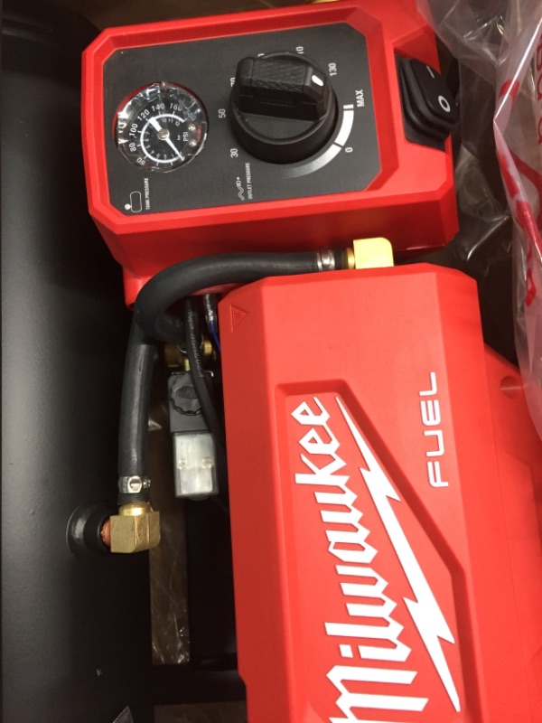 Photo 3 of Milwaukee M18 18V Fuel 2 Gallon Compact Quiet Cordless Air Compressor 2840-20
