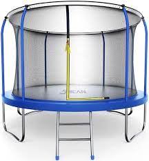 Photo 1 of **INCOMPLETE*** BCAN Trampoline 10FT - Recreational Trampoline for Kids Family 450LBS Weight Capacity, ASTM Approved, Outdoor Trampoline with Enclosure Net, Jumping Exercise Fitness Heavy Duty Backyards Trampoline

