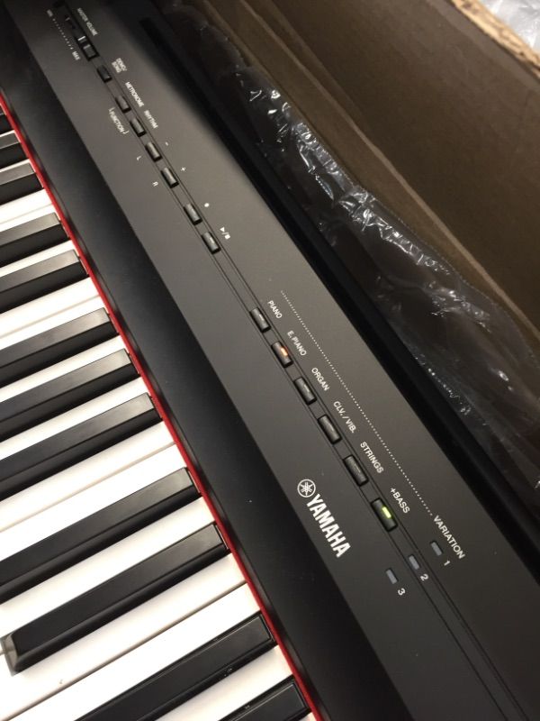 Photo 4 of Yamaha P-125 88-Note Digital Piano with Weighted GHS Action, Black
