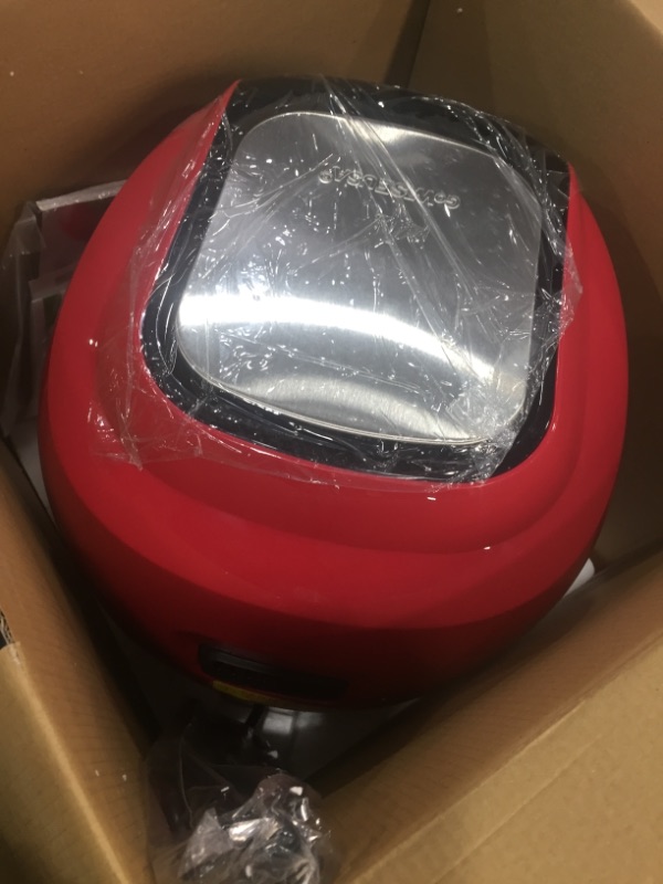 Photo 1 of GoWISE USA 8-in-1 Digital XL GWAC22005 5.8-Quart Air Fryer with Accessories, 6 Pcs, and 8 Cooking Presets+ 100 Recipes (Chili Red), QT
