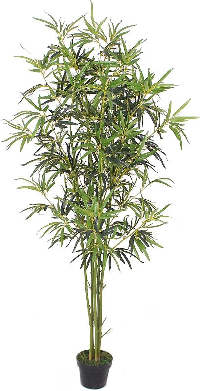 Photo 1 of  6ft Fake Bamboo Tree Artificial Greenery Plant
