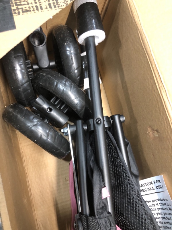 Photo 3 of Summer 3Dmini Convenience Stroller, Pink – Lightweight Infant Stroller with Compact Fold, Multi-Position Recline, Canopy with Pop Out Sun Visor and More – Umbrella Stroller for Travel and More
