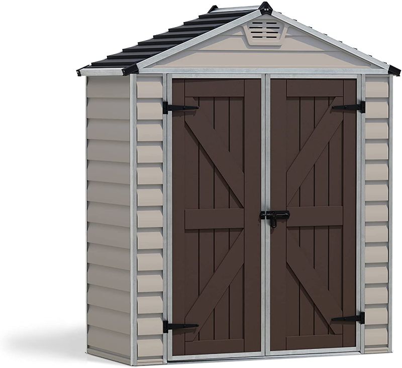 Photo 1 of ***PARTS ONLY*** Palram SkyLight Storage Shed | 6' x 3' | Tan
