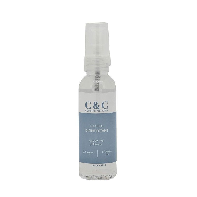 Photo 1 of COMFORT AND CARE HAND SANITIZER ANTIBACTERIAL 75% ALCOHOL COOL BREEZE (2OZ (PACK OF 16) SPRAY)
