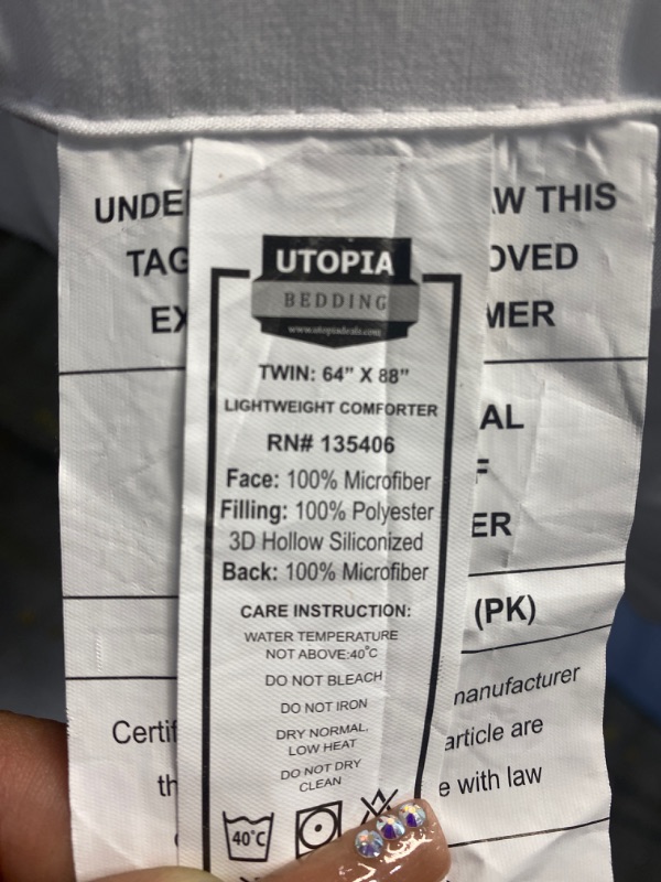 Photo 2 of 
Utopia Bedding Mattress Pad (Twin)