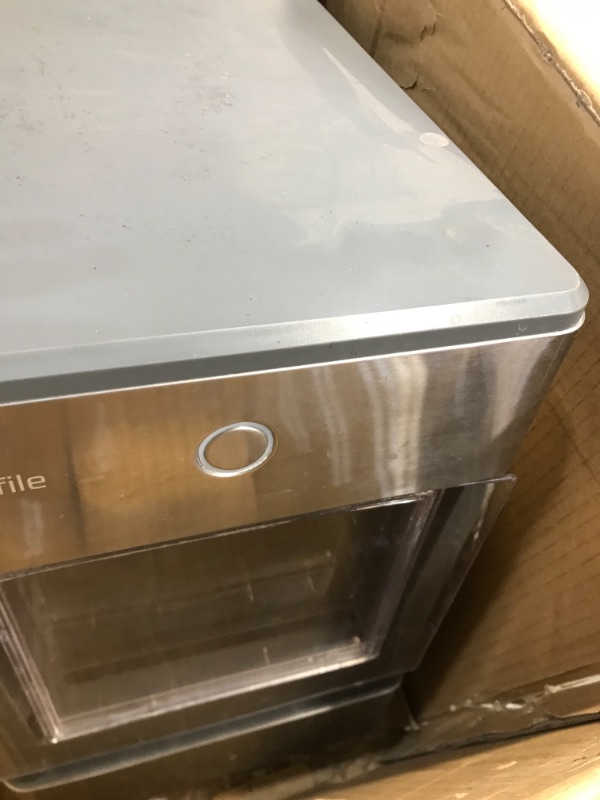 Photo 4 of ***PARTS ONLY***GE Profile Opal | Countertop Nugget Ice Maker with Side Tank | Portable Ice Machine with Bluetooth Connectivity | Smart Home Kitchen Essentials | Stainless Steel Finish | Up to 24 lbs. of Ice Per Day
