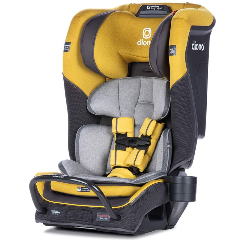 Photo 1 of Diono Radian 3QX 4-in-1 Rear & Forward Facing Convertible Car Seat, Safe+ Engineering 3 Stage Infant Protection, 10 Years 1 Car Seat, Ultimate...
