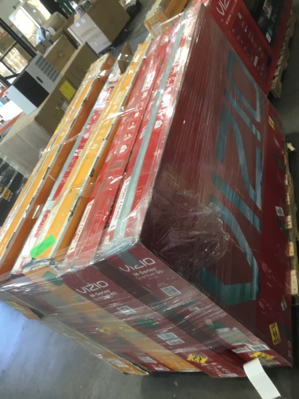 Photo 1 of PALLET OF DAMAGED TVS SOLD AS IS NON REFUNDABLE