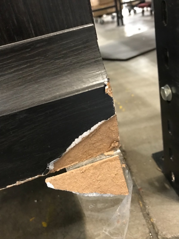 Photo 1 of **DAMAGE TO TOP RIGHT CORNER(CHIPPED PAINT), BOTTOM RIGHT CORNER IS DENTED AND PAINT IS CHIPPED AS WELL**
Madison 68 in. Media Console Infrared Electric Fireplace in Dark Chocolate
