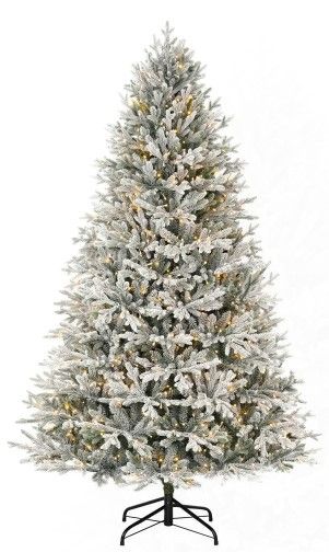 Photo 1 of 
Home Decorators Collection
7.5 ft Kenwood Frasier Fir Flocked LED Pre-Lit Artificial Christmas Tree with 1000 Warm White Lights