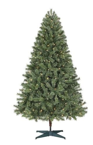 Photo 1 of 6.5 ft Festive Pine Pre-Lit Artificial Christmas Tree with 250 Color Changing LED Lights
by
Home Accents Holiday