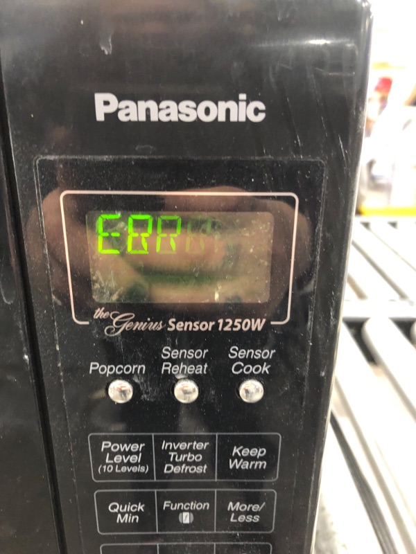 Photo 1 of Panasonic Countertop Microwave Oven Model Number
NNH965BFX


//extremely dirty//tested, powers on