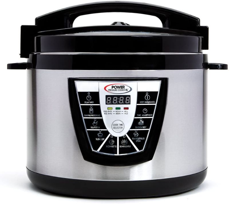 Photo 1 of ***PARTS ONLY***Power Pressure Cooker XL XL 10-Quart Electric Pressure, Slow, Rice Cooker, Steamer & More, 7 One-Touch Programs, Silver
