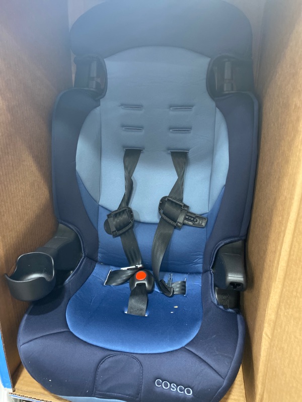 Photo 2 of Cosco Finale DX 2 in 1 Booster Car Seat Sport Blue