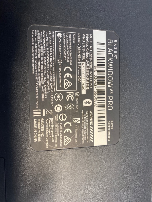 Photo 2 of Razer Huntsman V2 Analog Gaming Keyboard: Razer Analog Optical Switches - Chroma RGB Lighting - Magnetic Plush Wrist Rest - Dedicated Media Keys & Dial...
