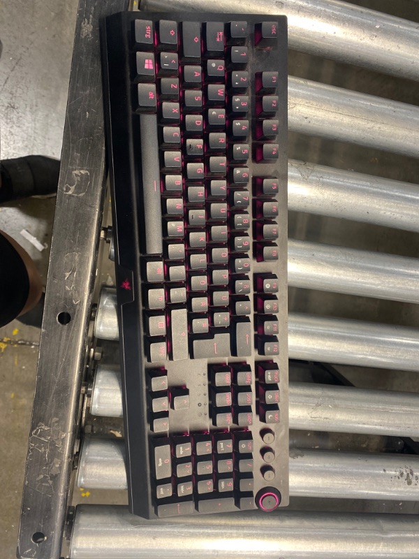 Photo 3 of Razer Huntsman V2 Analog Gaming Keyboard: Razer Analog Optical Switches - Chroma RGB Lighting - Magnetic Plush Wrist Rest - Dedicated Media Keys & Dial...
