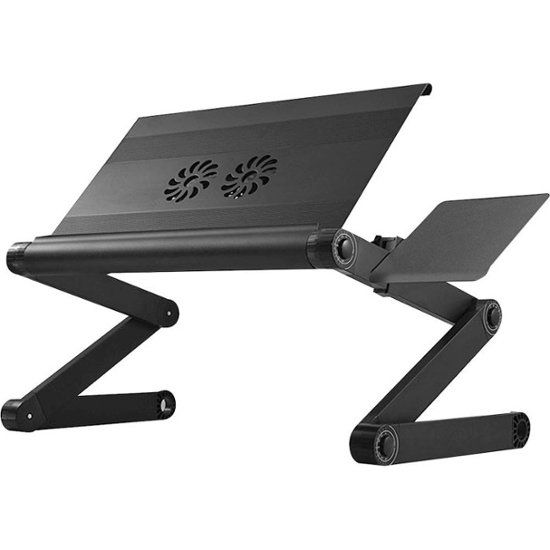 Photo 1 of MISSING POWER CORD**Uncaged Ergonomics - WorkEZ Cool Adjustable Laptop Cooling Tray - Black
