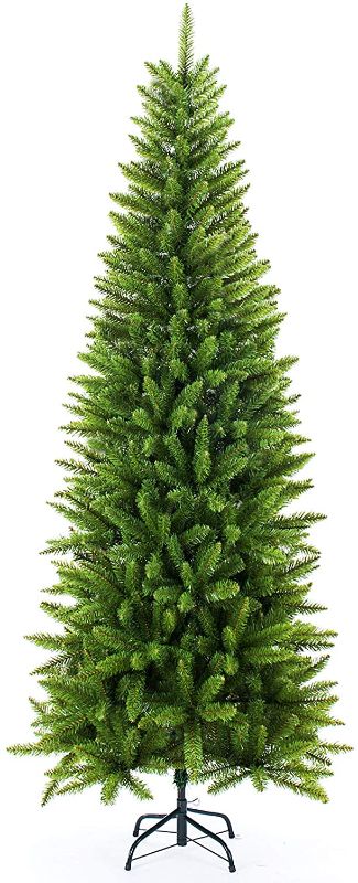 Photo 1 of Artificial Christmas Tree,Classic Pine Fir Pencil Tree 6FT